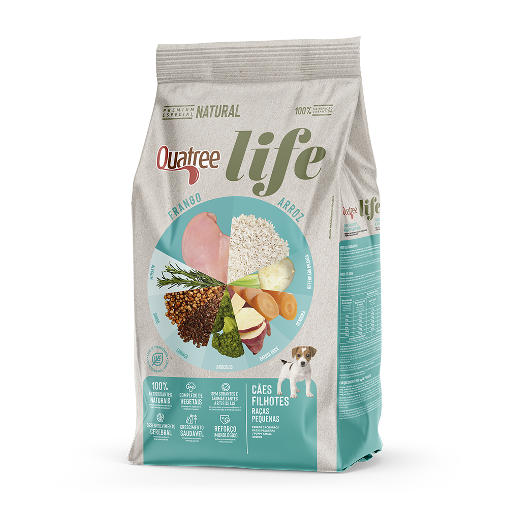 QUATREE LIFE FILHOTES RAÇAS PEQUENAS 10KG