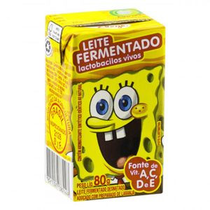LEITE FERMENTADO BOB ESPONJA ELEGE CX80G