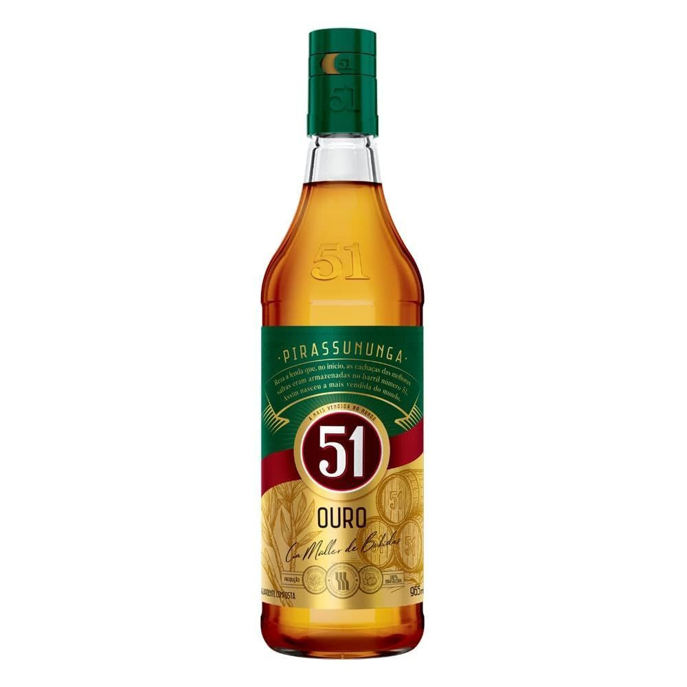 BEBIDA 51 CACHACA OURO GFA 965ML