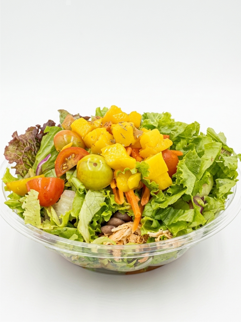 SALADA FIT FRANGO; Pedidos Seg a Sex de 10:00 a 14:00 hs.