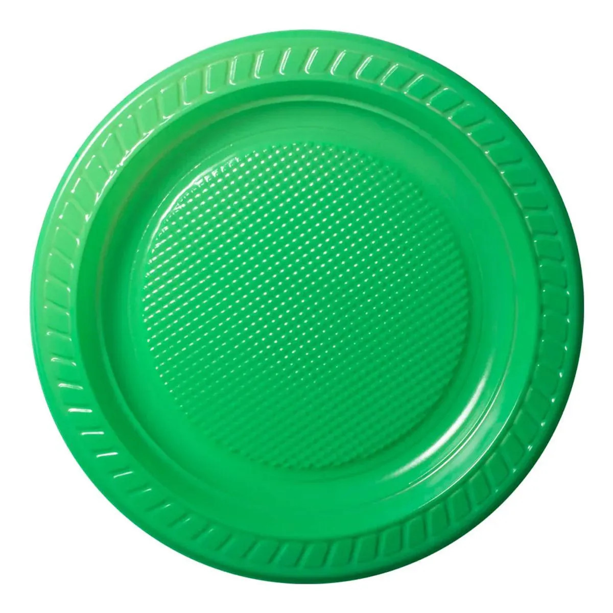 PRATO DESCARTAVEL A&F VERDE 15CM C/10UN