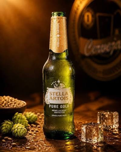 CERVEJA  STELLA PURE GOLD  600ML RETORNAVEL 