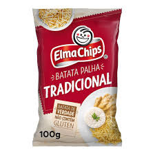 BATATA PALHA ELMA CHIPS TRADICIONAL 100g