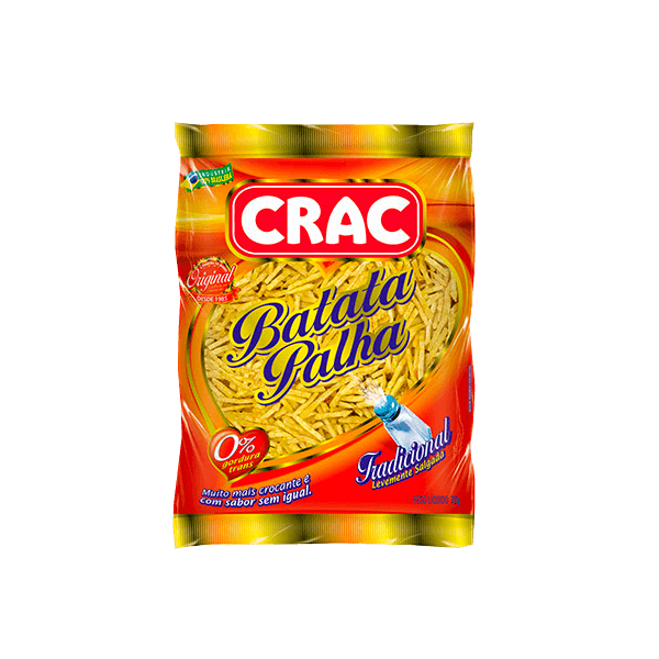 Batata Palha Crac 60g Tradicional
