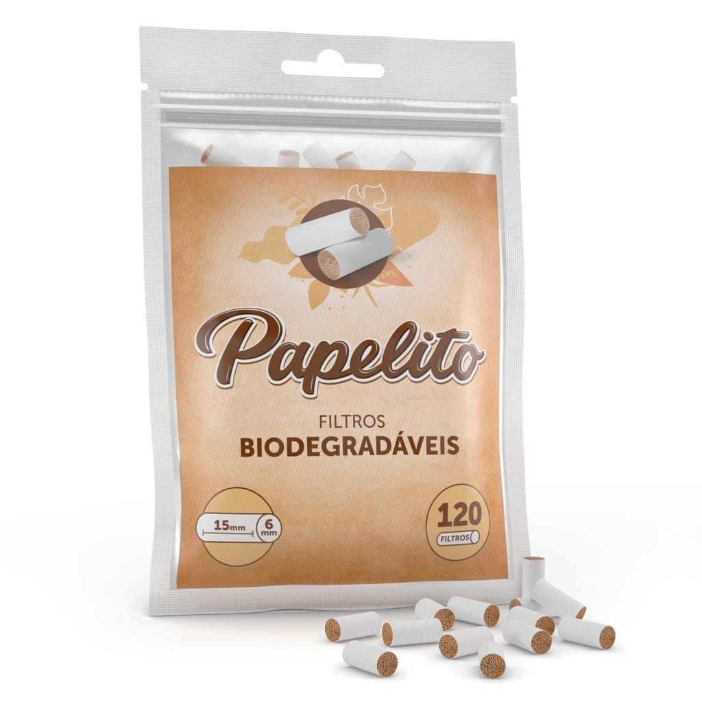 FILTRO BIODEGRADAVEL PAPELITO 120 FILTRO