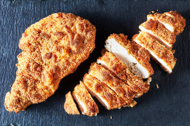 Guarnição de á milanesa de frango 