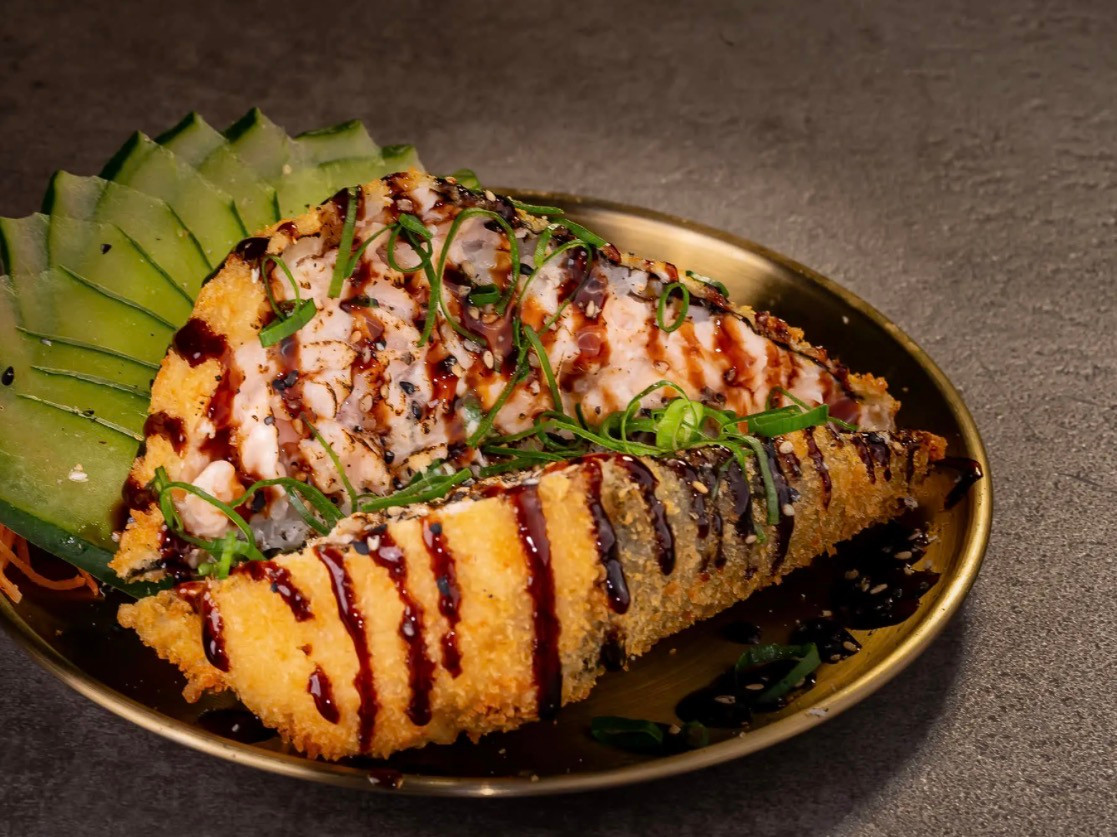 Temaki Holl com salmão grelhado 