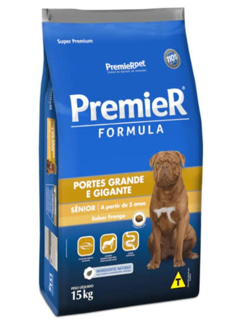 Premier Sênior Grandes e Gigantes 15Kg Sabor Frango