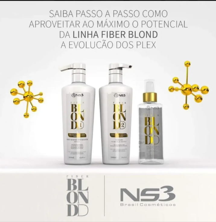 KIT PROF. FIBER BLOND NS3 C/ 3 PROD.