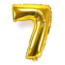 BALAO A&F METALIZADO 40CM DOURADO N7
