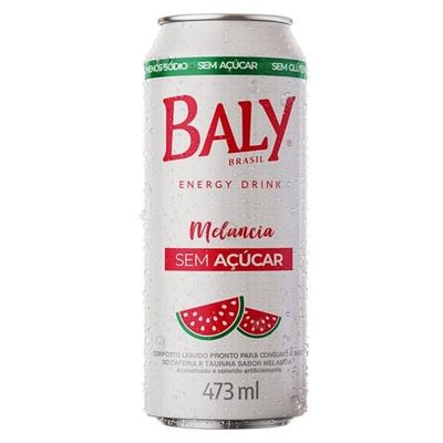 Energético Melância Zero Açúcar Baly 473ml