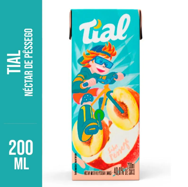 Suco Tial Kids Pêssego 200ml