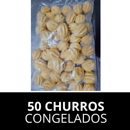 50 CHURROS CHOCOLATE CONGELADOS