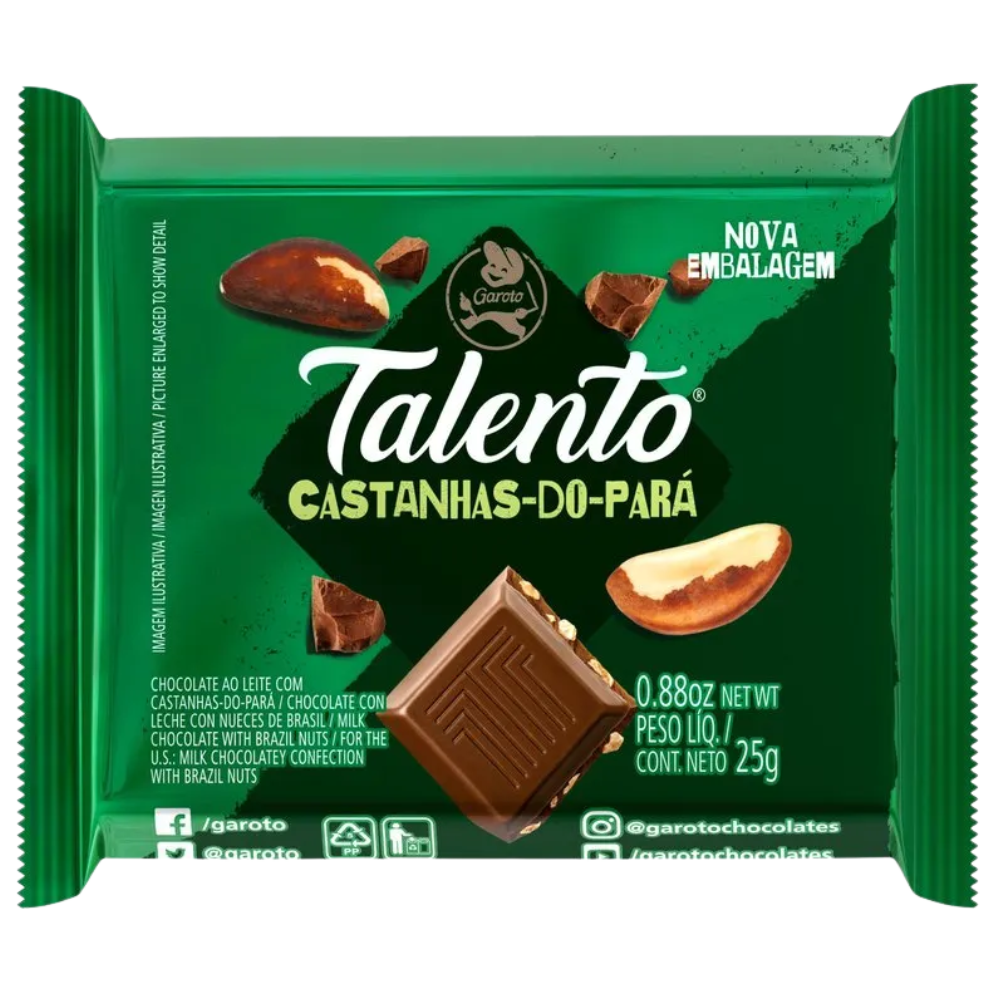 TALENTO CASTANHAS-DO-PARA GAROTO 25G