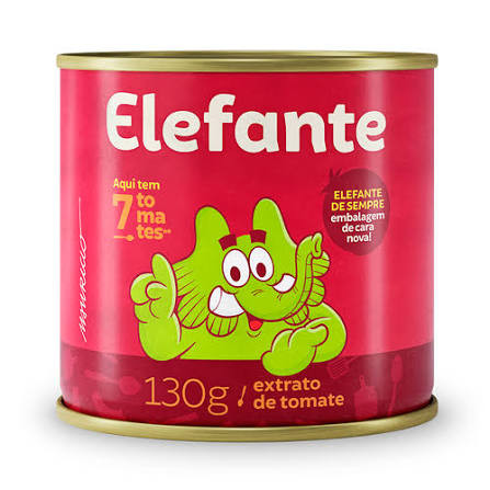 EXTRATO DE TOMATE ELEFANTE 130G