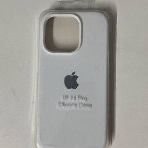 CAPA BRANCO IPHONE 14 PRO SILICONE CASE