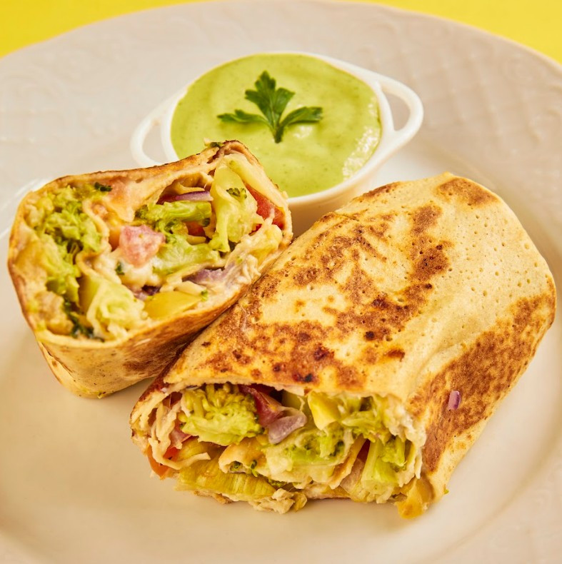 WRAP DE FRANGO COM CATUPIRY