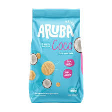 Biscoito Aruba S/Lactose Zr Glut Coco 100g
