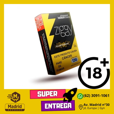ESSENCIA ZIGGY YELLOW STARBURST 50G - MARACUJÁ