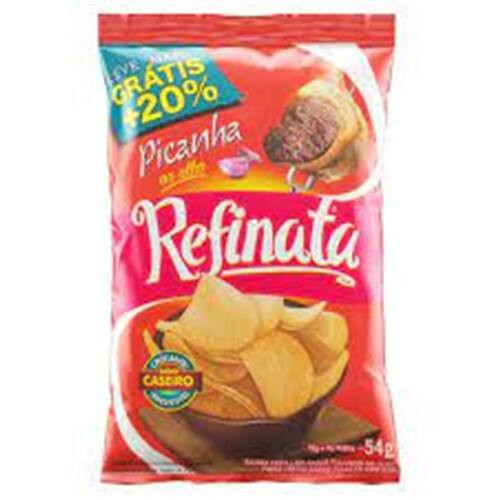 Salgadinho de Batata Sabor Picanha Ao Alho Refinata 54g