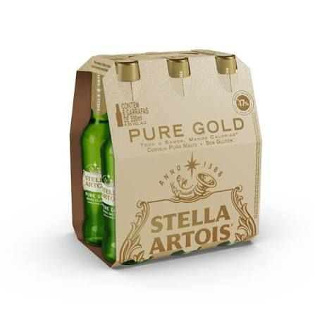 6x Stella Pure Gold 330ml (9,50 a unid.)