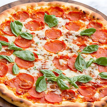 PIZZA MARGUERITA C PEPPERONI