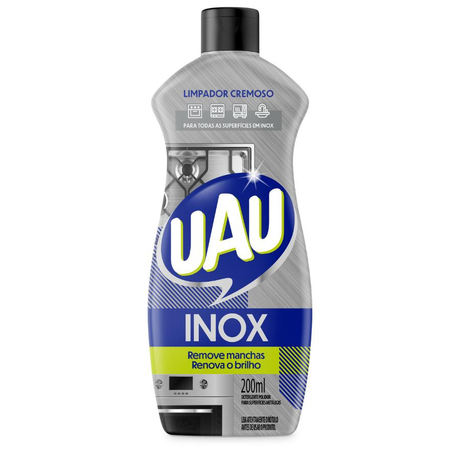 UAU LIMPA-INOX  LIMPADOR CREMOSO 200ML