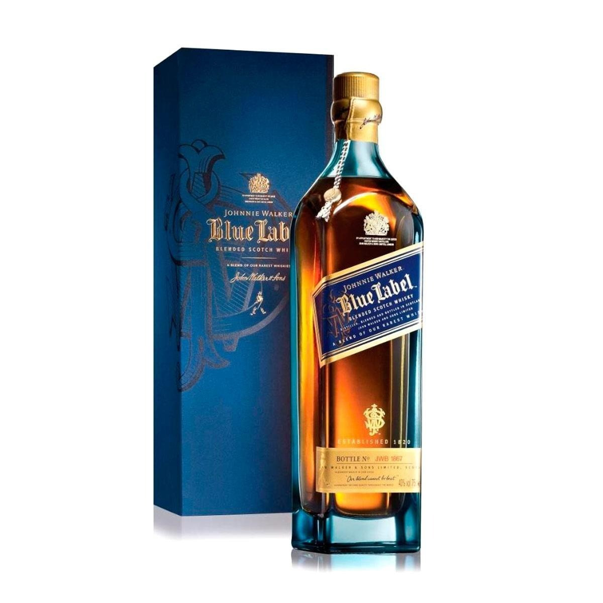  Whisky Johnnie Walker Blue Label 750 ml