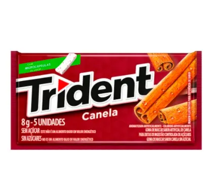 Chiclete Trident Canela 8g