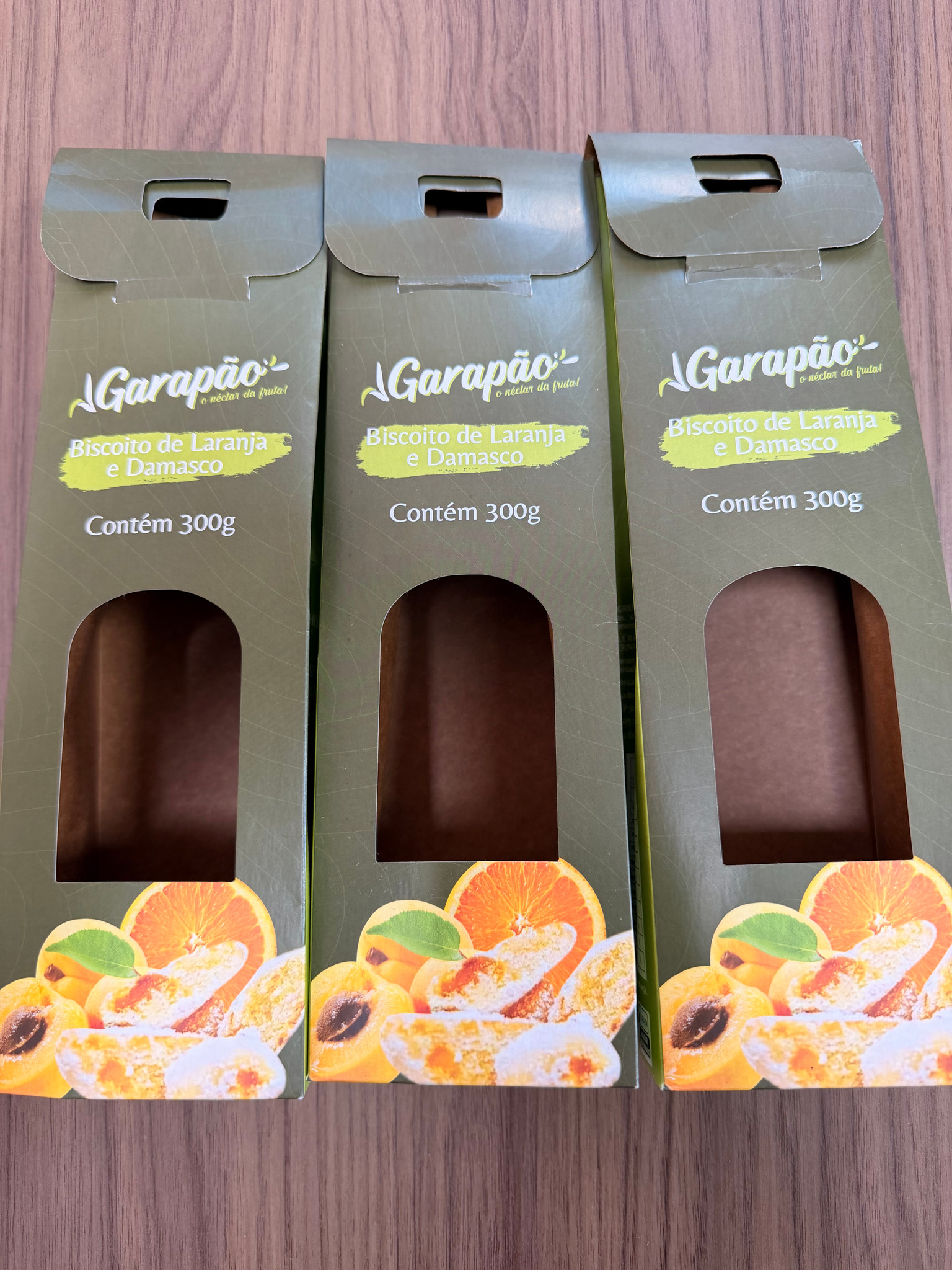 EMBALAGEM BISCOITO COM DAMASCO - UNITÁRIO