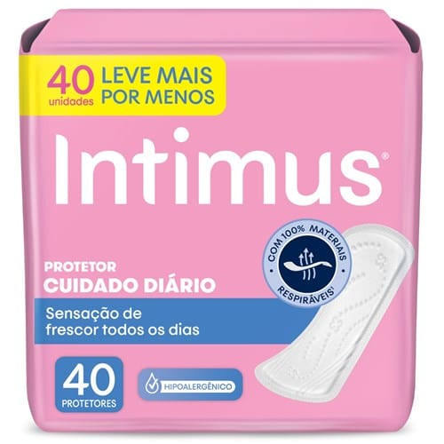Protetor Diário Cuidado Diário Intimus 40un
