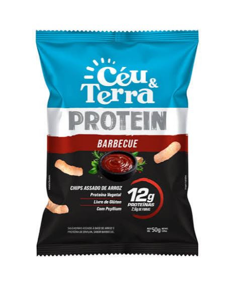 CHIPS DE ARROZ PROTEIN BARBECUE 50G