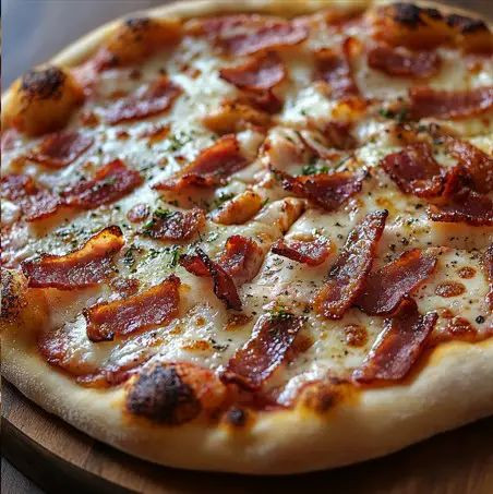 PIZZA DE BACON