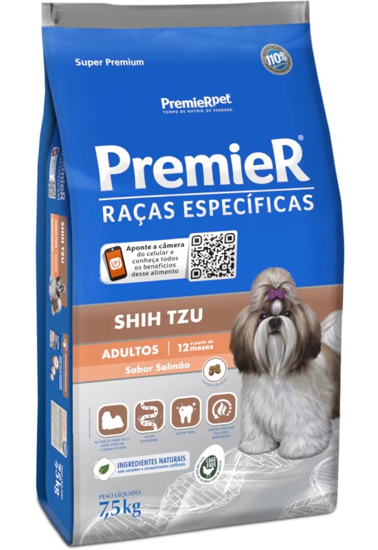 Premier Raças Específicas Shih Tzu 2,5kg Salmão