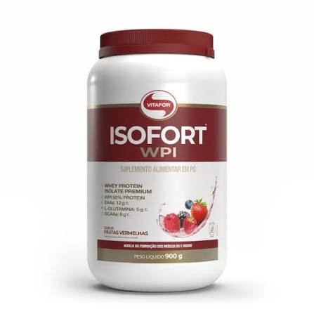 Whey Iso Wpi Vitafor Frutas Vermelhas Pt 900g