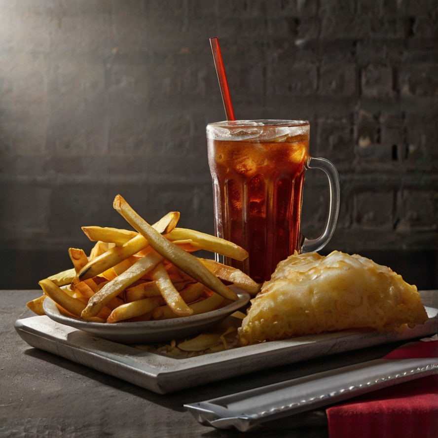 COMBO BATATA FRITA E REFRI