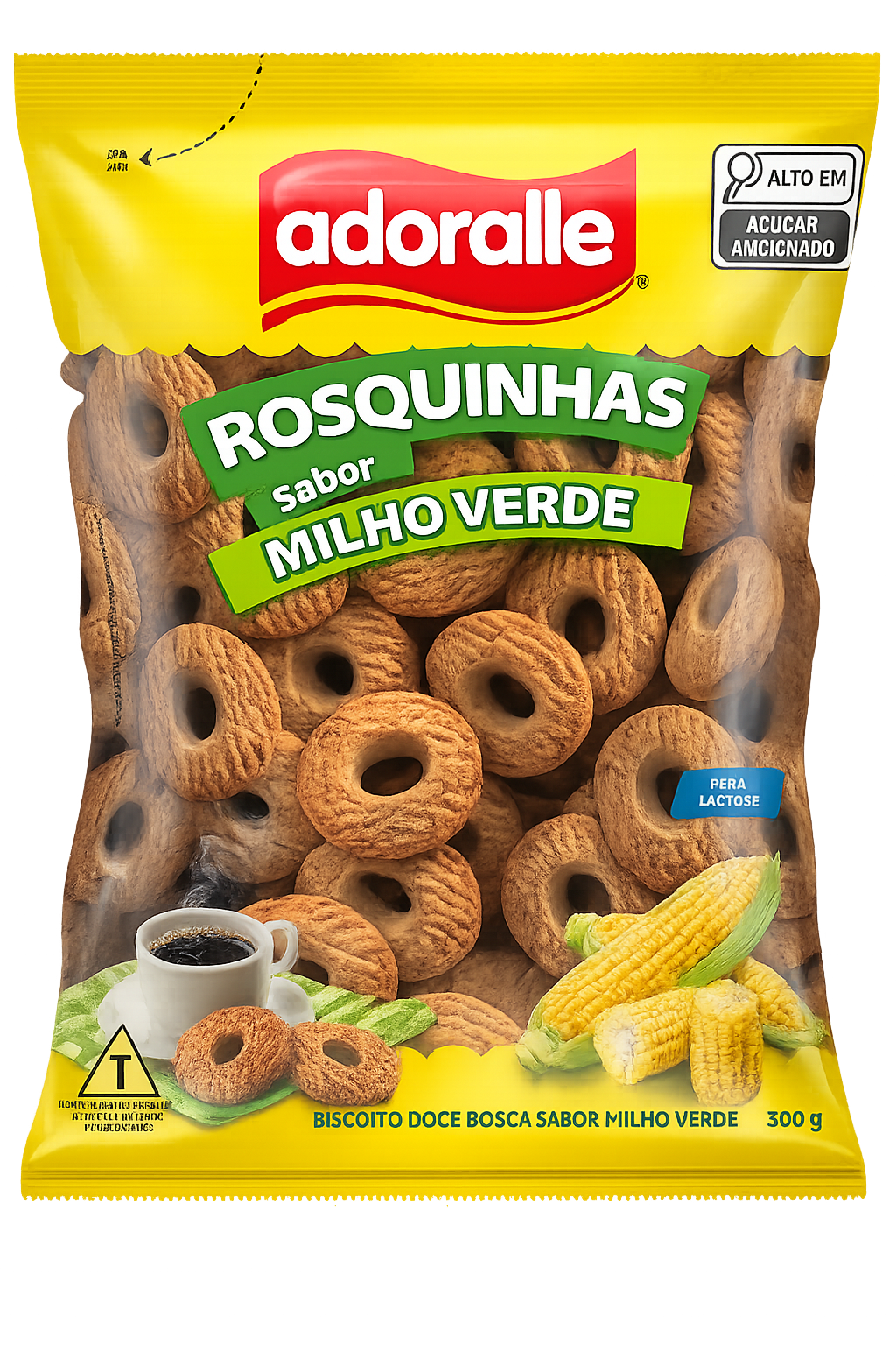ROSQUINHA ADORALLE MILHO VERDE 300G