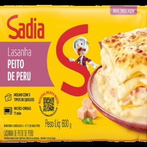 LASANHA PEITO DE PERU DEFUMADO 600G