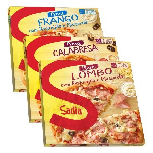 3 CAIXAS DE PIZZA SADIA