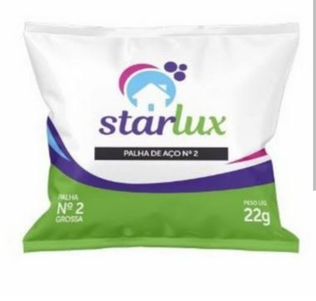 PALHA DE AÇO STARLUX - Nº 2 22G