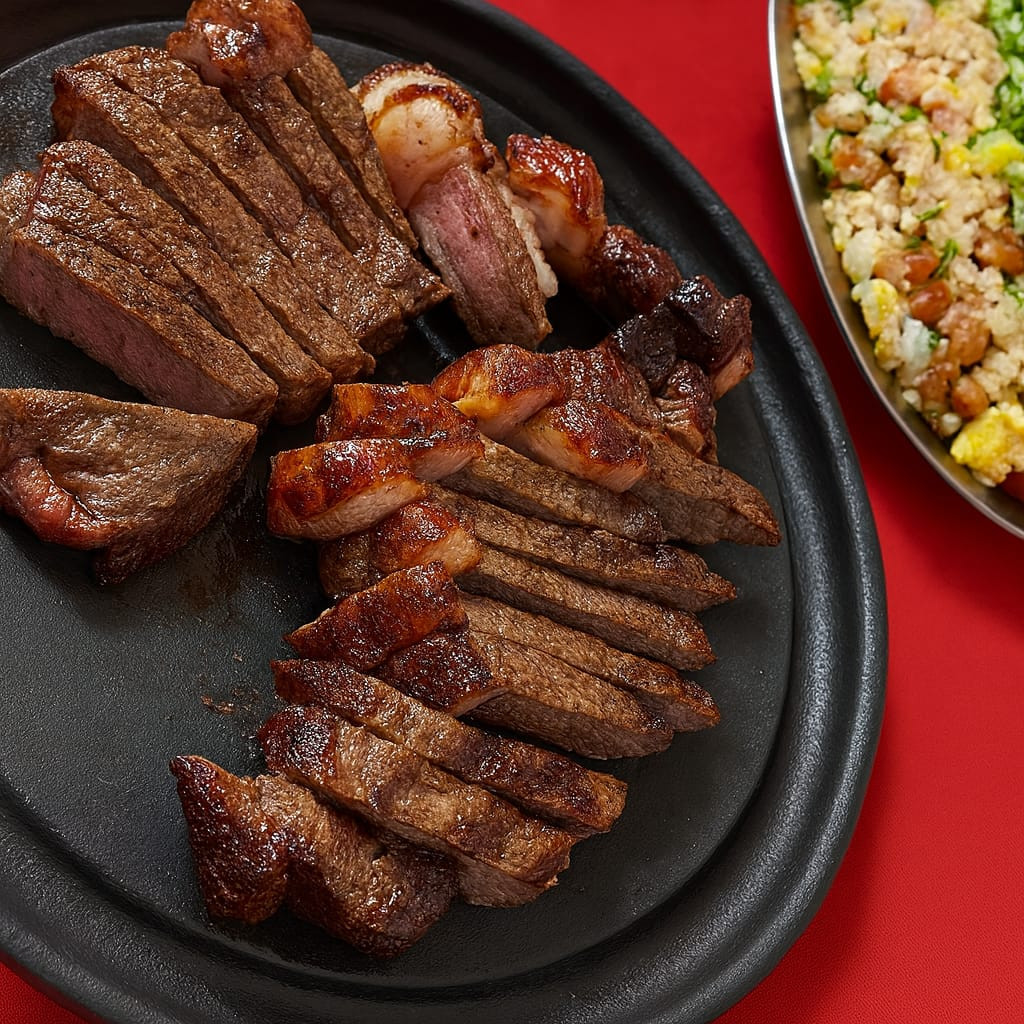 Meia refeição de picanha