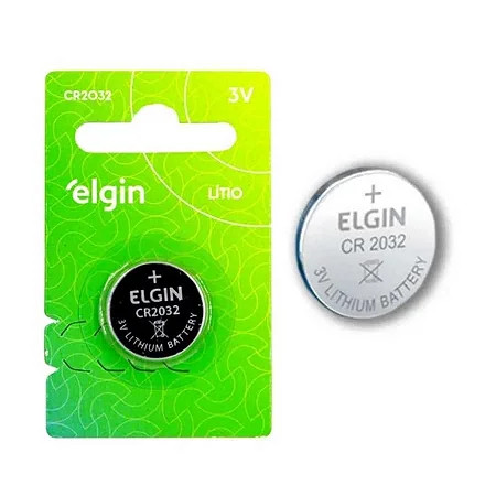 PILHA MOEDA ELGIN 3V CR2032