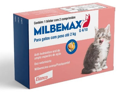 Milbemax Gato até 2kg Unidade
