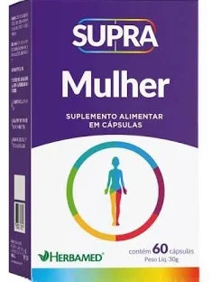 Poli Vit Supra Mulher Herbamed Pt 60cap