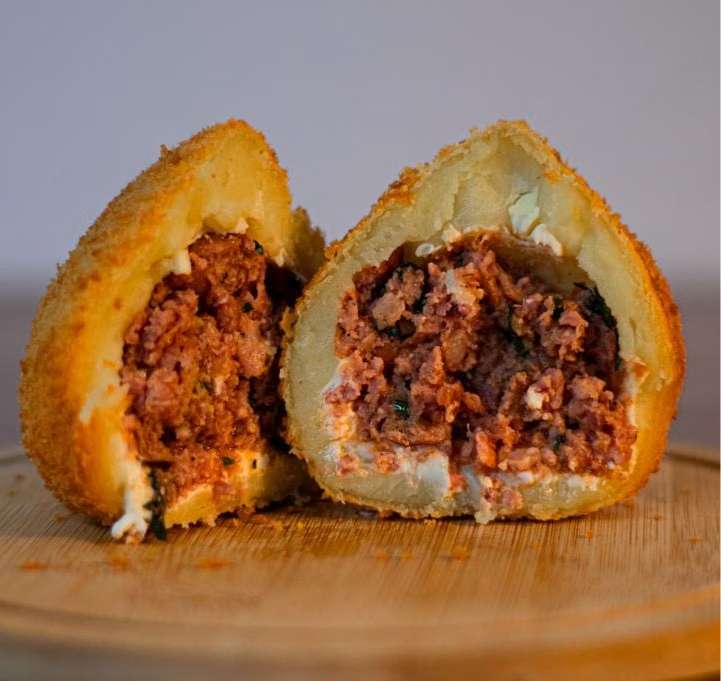 Coxinha de Calabresa com Cream Cheese