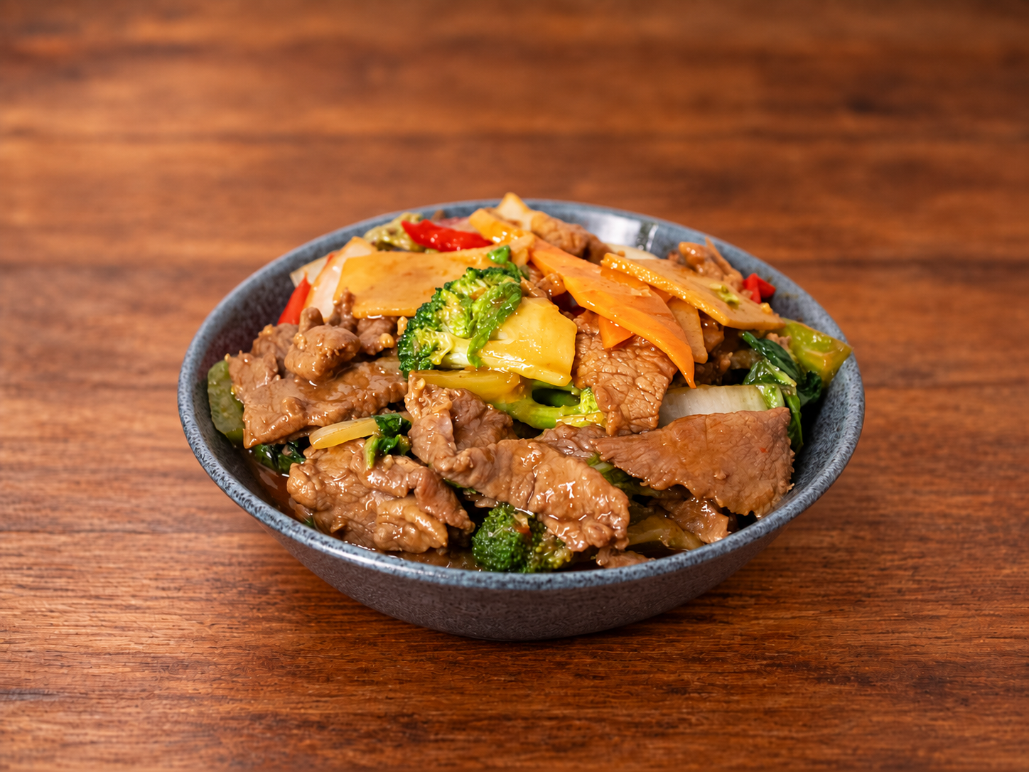 Carne de vaca com verduras