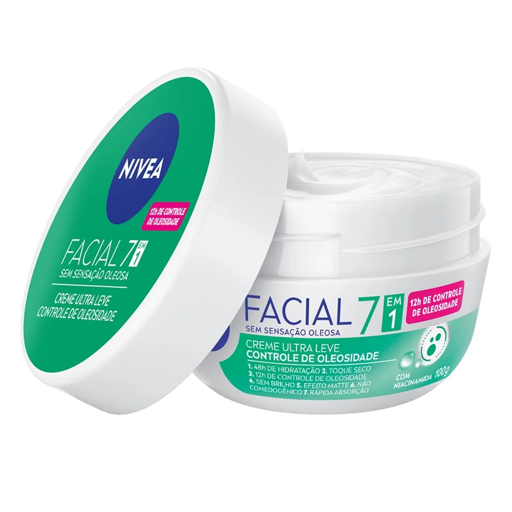 CREME FACIAL NIVEA OIL CONTROL 7 EM 1 100G**
