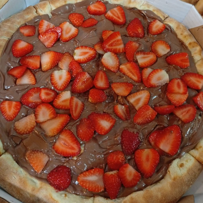 BROTO CHOCOLATE C/ MORANGO
