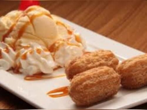 Mini Churros com Sorvete
