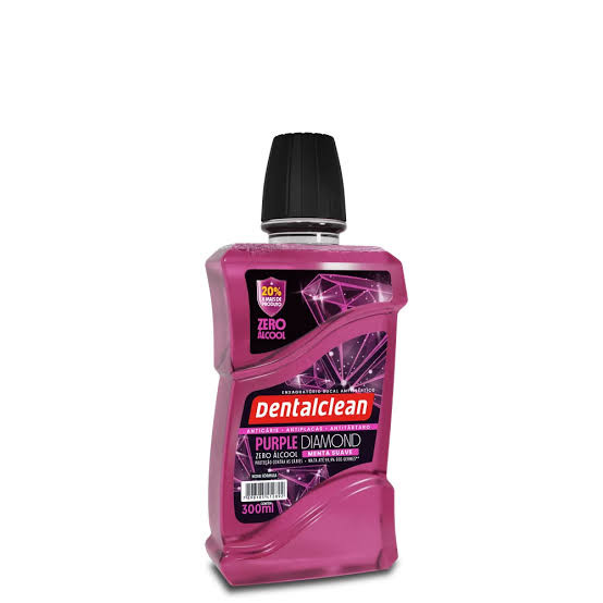 Enxag bucal dentalclean 300ml purple Diamond menta 